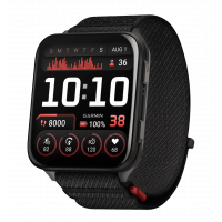 Smart watch Garmin Venu X1 Black with Slate Titanium Caseback and Black ComfortFit Nylon Band (010-02980-02)