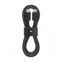 Кабель Native Union Belt Cable USB-C to USB-C Cosmos Black (1.2 m) (BELT-C-CS-BLK-2-NP)