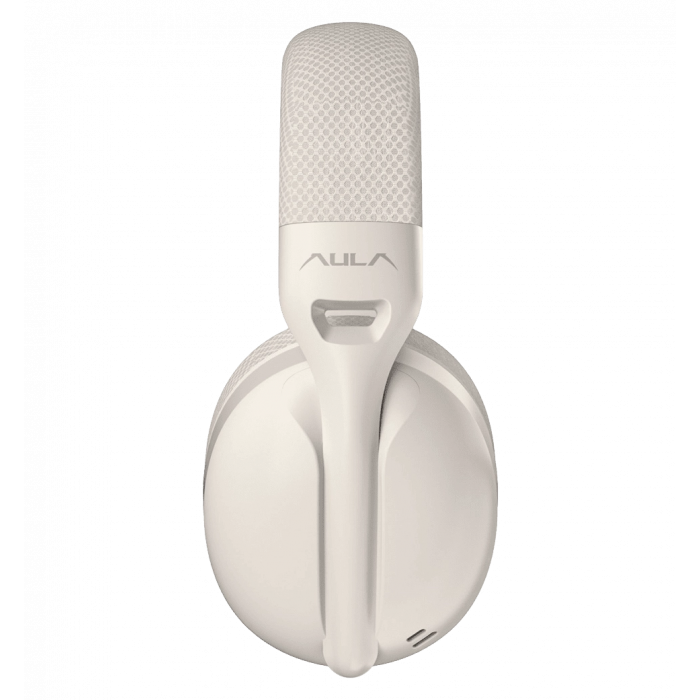 AULA S6 wireless headset - 3 in 1, wired, 2.4G wireless, Bluetooth milk tea