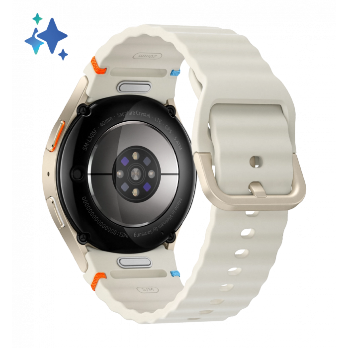 Смарт-годинник Samsung Galaxy Watch 7 40mm eSIM Cream (SM-L305FZEASEK)