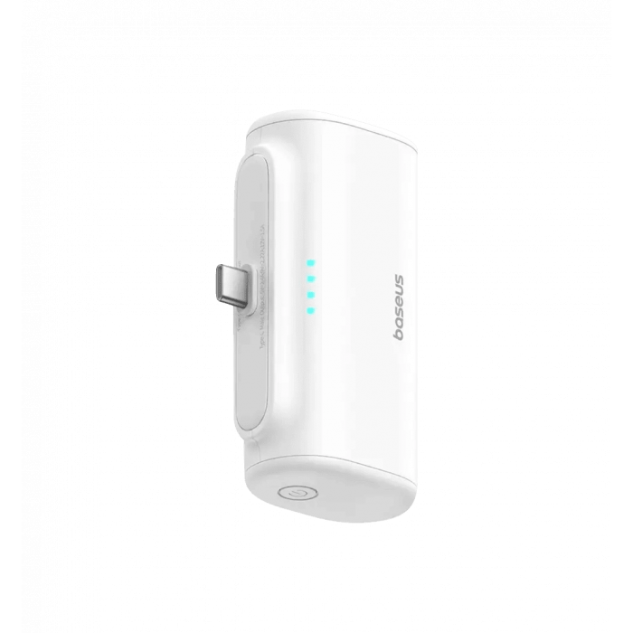 Павербанк Baseus Compact Fast Charging Power Bank Type-C Edition 5000mAh 20W White (P10068306213-00)