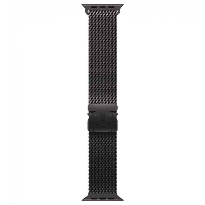 Apple Watch Ultra 3 GPS + Cellular 49mm Black Titanium Case with Black Titanium Milanese Loop - Medium (MF1Q4)