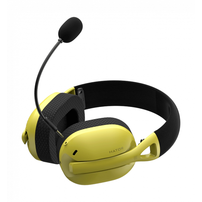 Ігрова гарнітура HATOR Hyperpunk 2 USB 7.1 (HTA-847) Black/Yellow