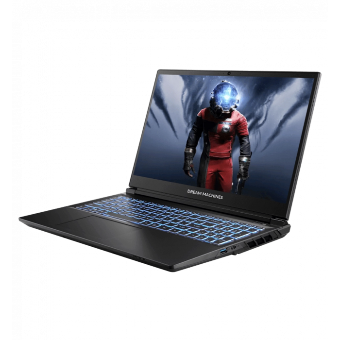 Ноутбук 15.6" Dream Machines (RG5060-15UA29) QHD IPS, Intel i9-14900HX, 16GB, F1TB, NVD5060-8, DOS, чорний