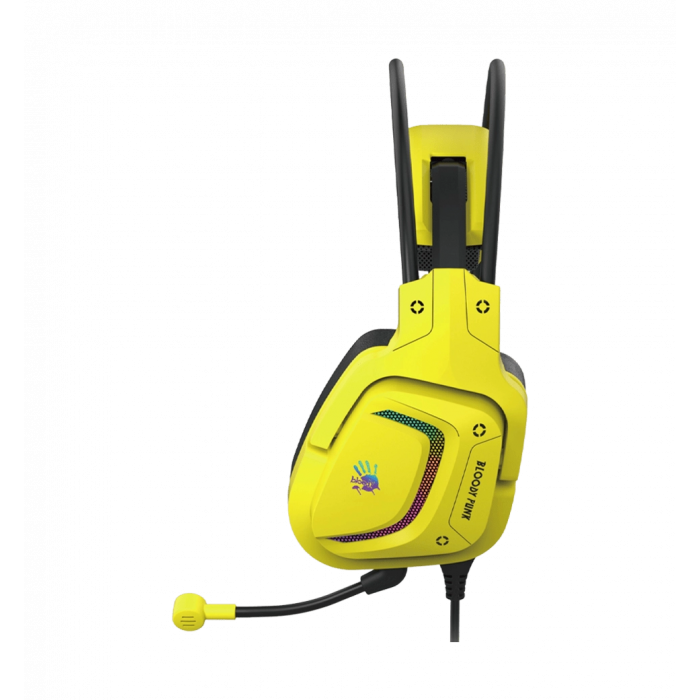 Gaming headset Bloody G575 Punk Yellow with backlight, USB