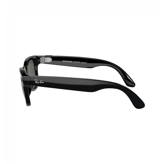 Smart glasses Ray-Ban Meta Wayfarer Shiny Black/G15 Green size M (RW4006 601/71 50-22)