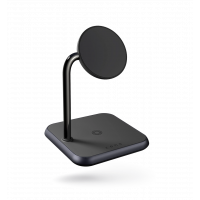 Зарядная станция Zens Magnetic 3-in-1 Aluminium Wireless Charger Black (ZEDC19B/00)