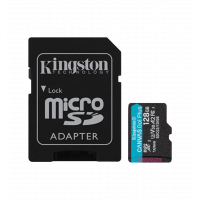 Карта памяти Kingston Canvas Go Plus 128Gb 10 A2 V30 (R170MB/s, W90MB/s)