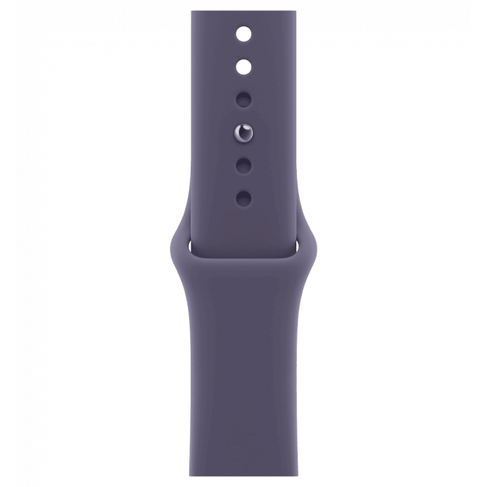 Apple Watch Series 11 GPS 46mm Silver Aluminium Case with Purple Fog Sport Band - M/L (MEVA4)