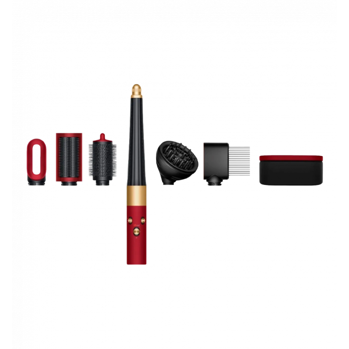 Стайлер для кучерявого волосся Dyson Airwrap i.d. Multi-Styler and Dryer Curly to Coily Red Velvet/Gold (596928-01) GLOBAL