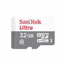 Memory card SanDisk MicroSDXC 32GB UHS-I Class 10 Ultra + SD adapter (SDSQUNR-032G-GN3MA)