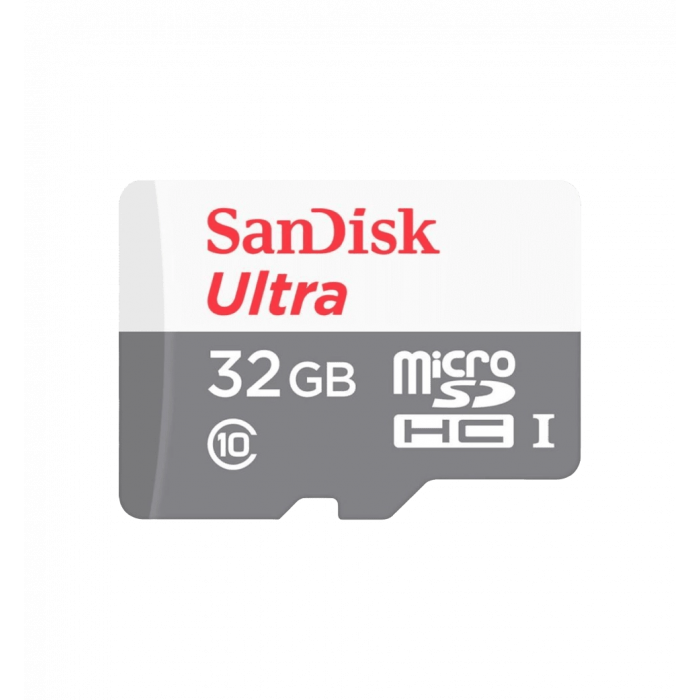 Карта памяти SanDisk MicroSDXC 32GB UHS-I Class 10 Ultra + SD adapter (SDSQUNR-032G-GN3MA)