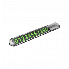 Паркувальна Карта Proove Parking Number Plate Metal Lock silver