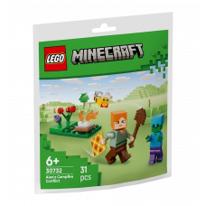 Constructor LEGO Minecraft Alex's campfire conflict