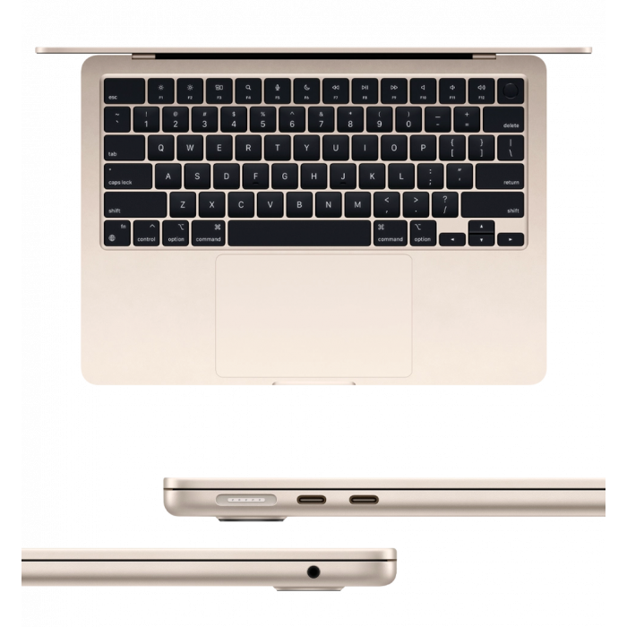 MacBook Air 13" Apple M3/8CPU/10GPU/16GB/512GB SSD/Starlight (MXCU3)