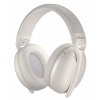 AULA S6 wireless headset - 3 in 1, wired, 2.4G wireless, Bluetooth milk tea