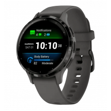 Smart watch Garmin Venu 3S Slate S. Steel Bezel w. Pebble Gray Case and S. Band (010-02785-00)