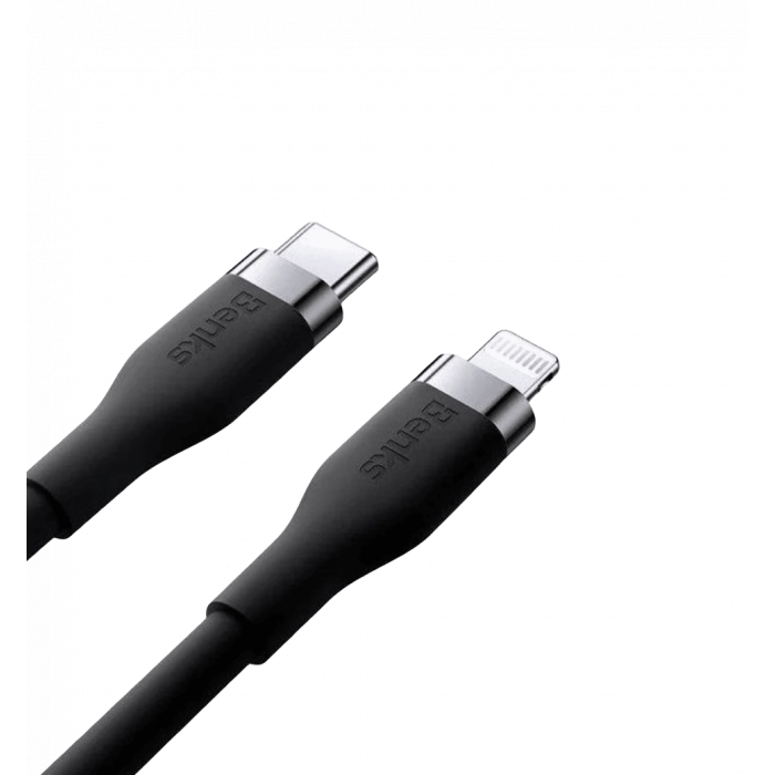 Кабель Benks D46 Type-C to Lighting Black 1m (27W)