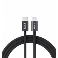 Кабель Benks D46 Type-C/Type-C Black 2m (60W) (C.D.SJ.FC.BK.C032)