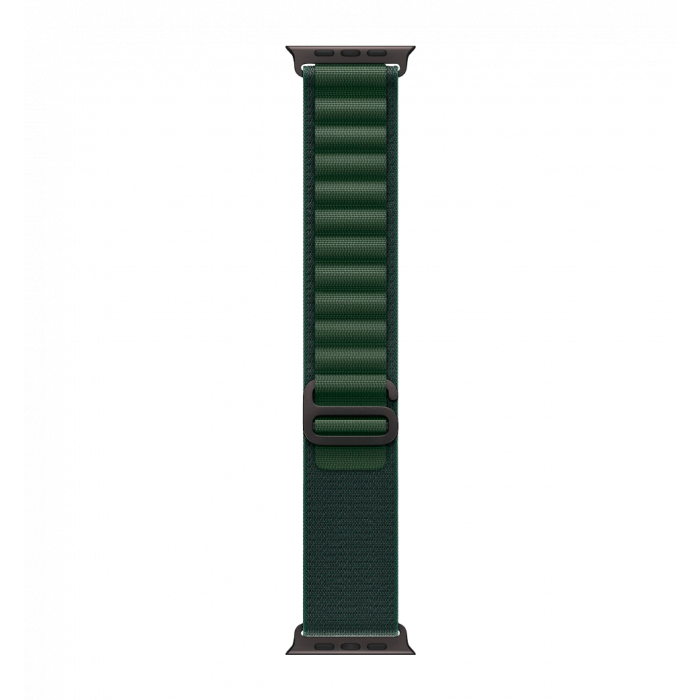 Apple Watch Ultra 2 49mm GPS + LTE Black Titanium Case with Dark Green Alpine Loop Large (MX4T3)
