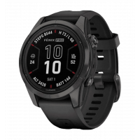 Garmin Fenix ​​7 Pro Sapphire Solar Carbon G. DLC Tit. с черной полосой (010-02777-10/11/54) Б/В
