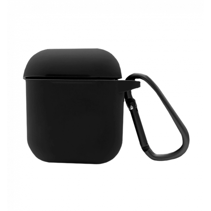 Cover Blueo Liquid Silicone Case for AirPods with Carbine Black