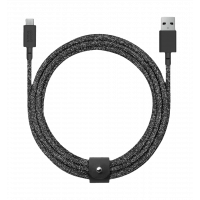 Native Union Belt Cable USB-A to USB-C Cosmos Black (1.2 m) (BELT-AC-COS-NP)