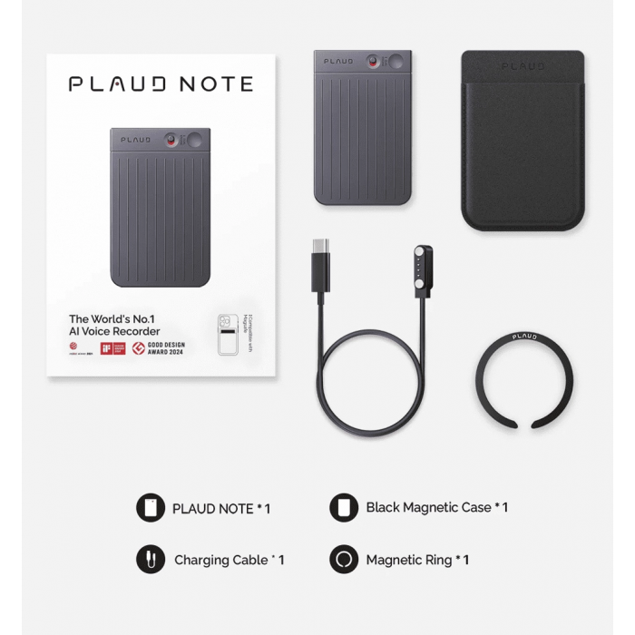 Dictaphone Plaud Note AI Voice Recorder Starlight