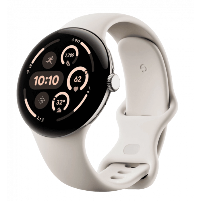 Смарт-годинник Google Pixel Watch 3 Wifi 41mm Silver Case/Porcelain Band