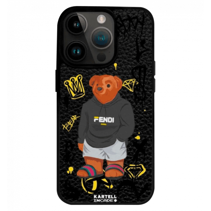 Чохол Kartell для iPhone15 Pro MagSafe King Teddy Black