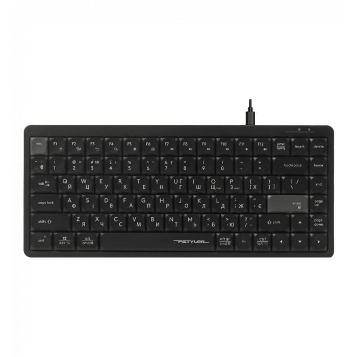 Клавіатура A4-Tech Fstyler FX53 (Black), колір чорний, USB