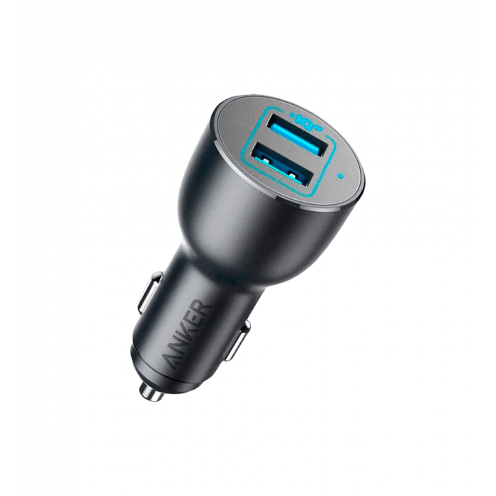 АЗП ANKER PowerDrive III - 36W 2xUSB (Чорний)