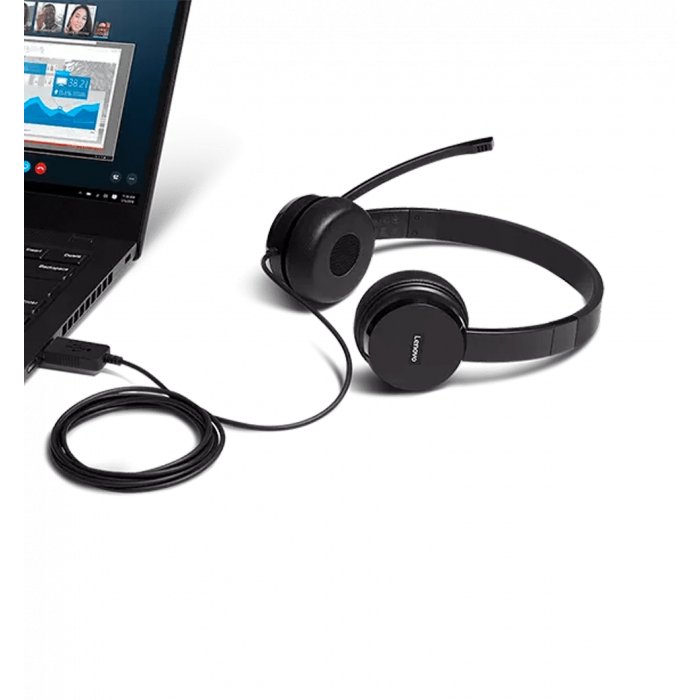 Навушники Lenovo 100 Stereo USB Headset 100