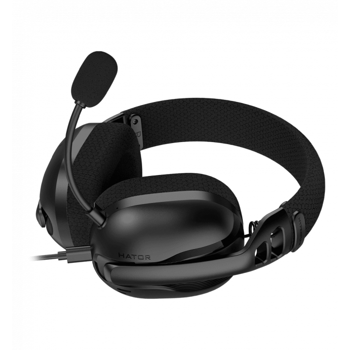 Ігрова гарнітура HATOR HYPERPUNK 3 Hi-Res (ESH10) USB7.1 black, Bluetooth phone calls, SyncHUB