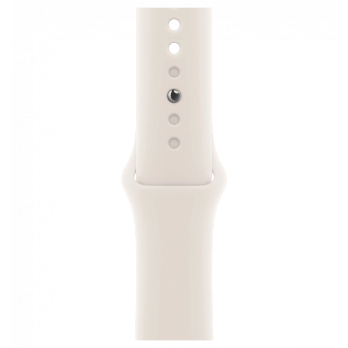 Apple Watch SE 3 GPS 44mm Starlight Aluminium Case with Starlight Sport Band - S/M (MEHG4)
