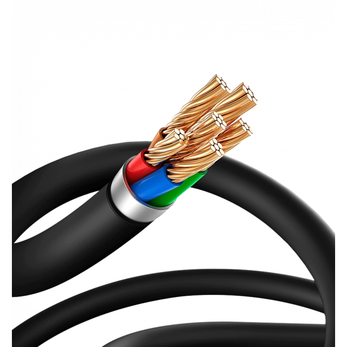Кабель Keephone PD 27W Type-C to Lightning Liquid Silicone Cable black (DC-23015blk)