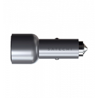 Satechi 40W Dual USB-C PD Car Charger Space Gray (ST-U2C40CCM)
