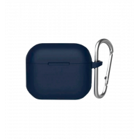Cover Blueo Liquid Silicone Case for AirPods 3 with Carbine Deep Blue