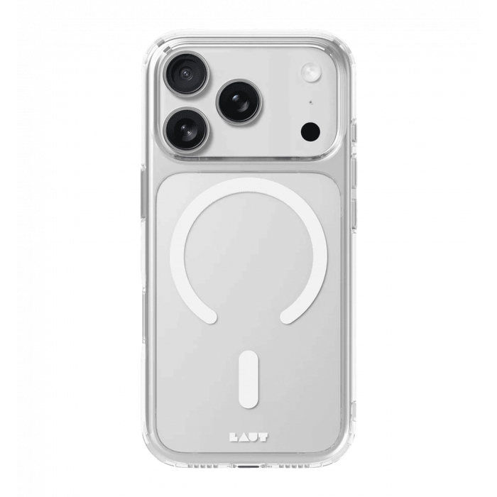 Чохол-накладка LAUT CRYSTAL FLURO for iPhone 17 Pro MagSafe Light Grey (L_IP25B_CF_LGY)