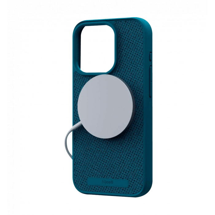 Чохол Njord Fabric MagSafe Case Deep Sea for iPhone 15 Pro (NA53FA01)