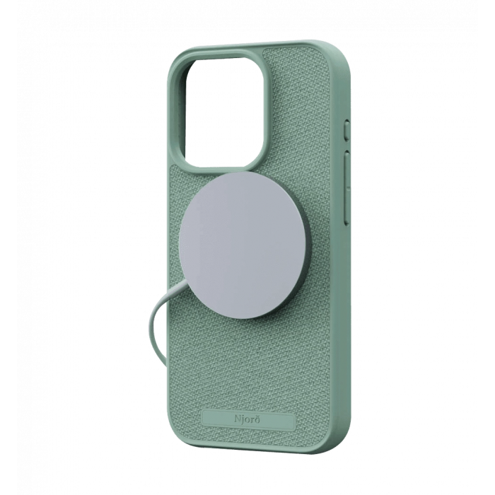 Чохол Njord Fabric MagSafe Case Turquoise for iPhone 15 Pro (NA53FA13)