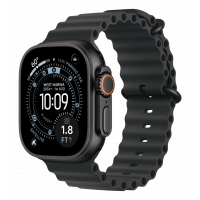 Apple Watch Ultra 3 GPS + Cellular 49mm Black Titanium Case with Black Ocean Band (MF0J4)