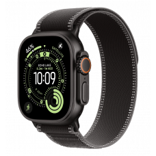 Apple Watch Ultra 3 GPS + Cellular 49mm Black Titanium Case with Black/Charcoal Trail Loop - M/L (MF1H4)