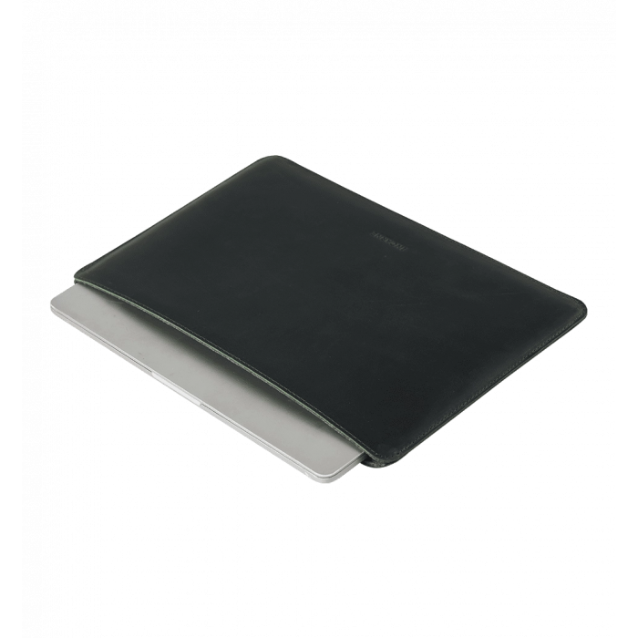 Шкіряний чохол INCARNE Gamma Plus MacBook Air 13" 2018-2022 зелений