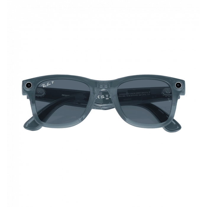 Smart glasses Ray-Ban Meta Wayfarer Matte Jeans/Dusty Blue size L (RW4006 67552V 50-22)