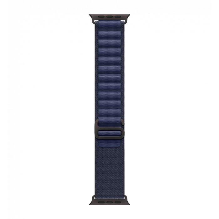 Apple Watch Ultra 2 49mm GPS + LTE Black Titanium Case with Navy Alpine Loop Small (MYTF3, MYPW3)