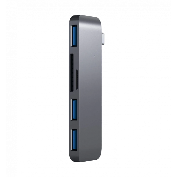Хаб Satechi Type-C USB 3.0 3-in-1 Combo Hub Space Gray (ST-TCUHM)