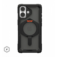 Чохол UAG для iPhone 17, Plasma XTE MagSafe, Black/Pop Orange