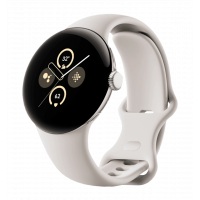 Смарт-годинник Google Pixel Watch 2 Polished Silver Aluminum Case / Bay Active Band