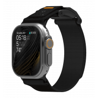Ремінець AULUMU A11 band for Apple Watch, Black buckle+Black Strap black+black 22mm A11-NL-BK-BK